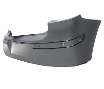 VOLKSWAGEN POLO- 5- 02/09; ARKA TAMPON GRİ (BANT DELİKLİ (PLAKA YERİ 60 CM DİKDÖRTGEN PLAKA) TW)