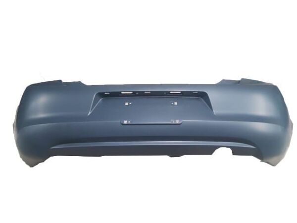 CITROEN C ELYSEE- 17/24; ARKA TAMPON KOYU GRİ SENSÖR DELİKSİZ (EUROBUMP)