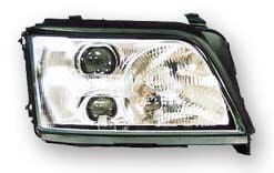 AUDI A6- 95/97; FAR LAMBASI SAĞ MANUEL/ELEKTRİKLİ/MERCEKLİ SİSLİ TİP (H1/H1/H3) (FAMELLA)