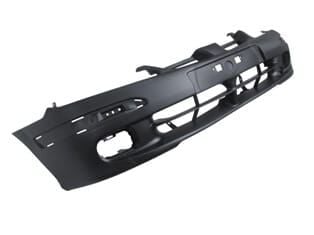 NISSAN ALMERA- N16- SD/HB- 00/03; ÖN TAMPON SİYAH (SİS/BANT DELİKLİ) (TW)