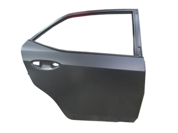 TOYOTA COROLLA- NDE180- 13/18; ARKA KAPI KOMPLE SAĞ SİYAH (BAND DELİKSİZ) (İCELİ/ÇEKOMASTİKLİ) (TW)