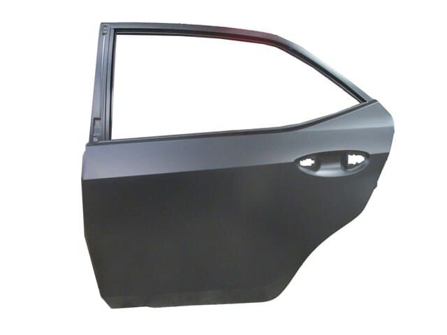 TOYOTA COROLLA- NDE180- 13/18; ARKA KAPI KOMPLE SOL SİYAH (BAND DELİKSİZ) (İCELİ/ÇEKOMASTİKLİ) (TW)