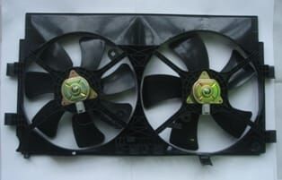 MITSUBISHI OUTLANDER- 08/09; RADYATÖR VE KLİMA FAN DAVLUMBAZI KOMPLE (5+7KANAT) (TW)