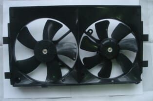 MITSUBISHI OUTLANDER- 08/09; RADYATÖR VE KLİMA FAN DAVLUMBAZI KOMPLE (5+7KANAT) (TW)