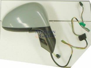 CITROEN C4- 04/11; KAPI AYNASI SAĞ ELEKTRİKLİ/ISITMASIZ/SİNYALLİ TİP SİNYALSİZ OTO KATLANIR GRİ