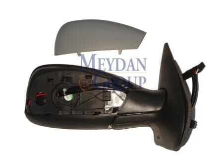 PEUGEOT 306- SD/HB- 93/96; KAPI AYNASI SAĞ ELEKTRİKLİ/ISITMALI/ASTARLI/SENSÖRLÜ (TW)