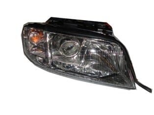 AUDI A6- 98/01; FAR LAMBASI SAĞ ELEKTRİKLİ/MERCEKLİ (H7/H1)