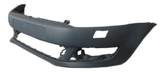 VOLKSWAGEN POLO- 6- 10/14; ÖN TAMPON GRİ (ASTARLI SİS/PANJUR DELİKLİ/FAR YIKAMA DELİKLİ BFN)