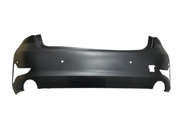 BMW 3 SERI- G20- 19/22; ARKA TAMPON ASTARLI SİYAH/4 SENSÖR DELİKLİ (TYG)