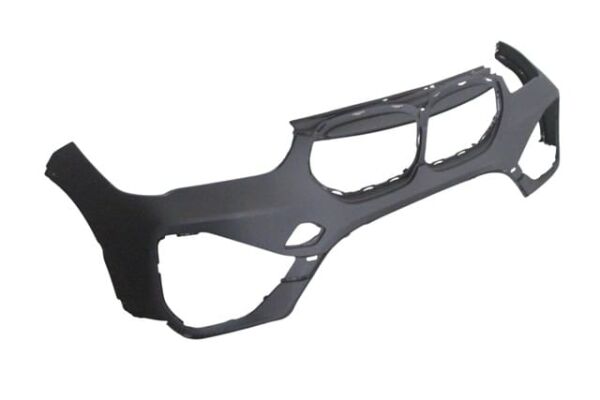 BMW X1- F48- 19/21; ÖN TAMPON ASTARLI SİYAH/SENSÖR DELİKLİ (TYG)