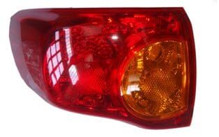 TOYOTA COROLLA- E150- 07/10; DIŞ STOP LAMBASI SOL KIRMIZI/SARI