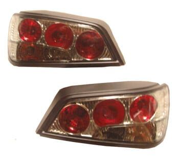PEUGEOT 306- HB- 97/00; MODİFİYE STOP LAMBASI SAĞ/SOLSET 2PARÇA FÜME/KIRMIZI/BEYAZ(SİYAH ÇERÇEVE