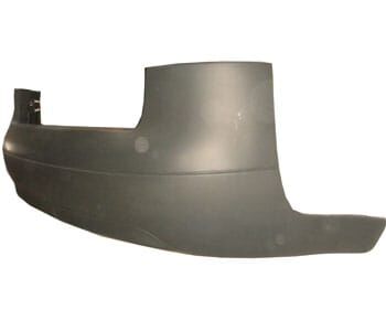 AUDI A6- 98/01; ARKA TAMPON MAT SİYAH (KARLIKLI KOMPLE)