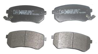 KIA PICANTO- 04/08; ARKA FREN BALATASI (DİSK) (92,4X41X14) (DAIWA)