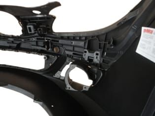 SEAT LEON- 05/09; ÖN TAMPON SİYAH (ASTARLI SİS/PANJUR DELİKLİ PHIRA)