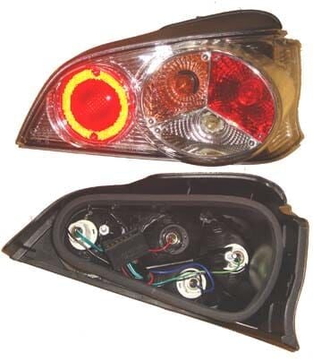 PEUGEOT 106- 97/01; MODİFİYE STOP LAMBASI SAĞ/SOL SET 2 PARÇA KIRMIZI/BEYAZ (TYC)