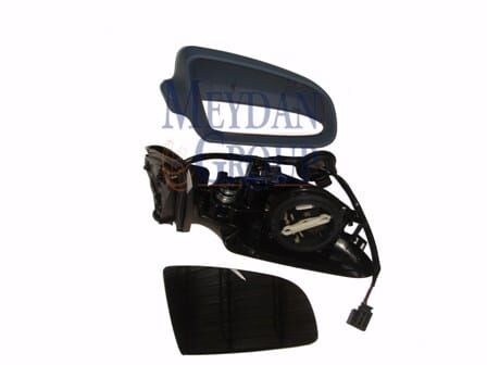 AUDI A6- 05/09; KAPI AYNASI SAĞ ELEKTRİKLİ/ISITMALI/GRİ KAPAKLI 5FİŞLİ (TW)