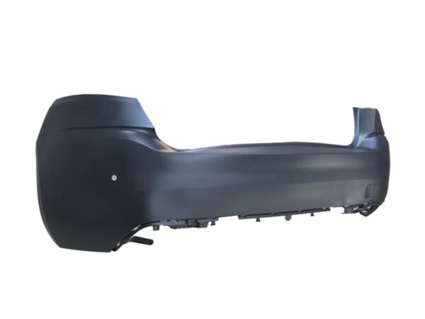 PEUGEOT 308- 17/21; ARKA TAMPON (ASTARLI SİYAH SENSÖR DELİKLİ/KARLIKSIZ (ALLURE/ACTIVE MODEL)PHIRA)