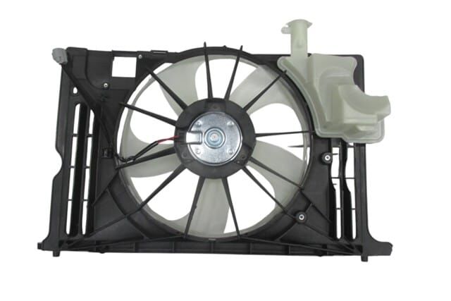 TOYOTA COROLLA- E150- 07/10; RADYATÖR FAN DAVLUMBAZI KOMPLE BENZİNLİ (5 KANAT)(MOTORLU)(BİDONLU)ORİS