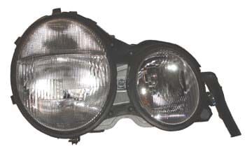 MERCEDES E CLASS- W210- 96/99; FAR LAMBASI SAĞ VAKUM AYARLI H7/H7 (ÇİZGİLİ CAMLI) (DJAUTO)