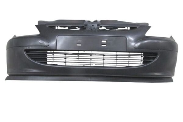 PEUGEOT 307- 01/05; ÖN TAMPON SİYAH/PANJURLU KOMPLE/ BANDLI/KARLIKLI/ÇEKİ KAPAKLI (TW)