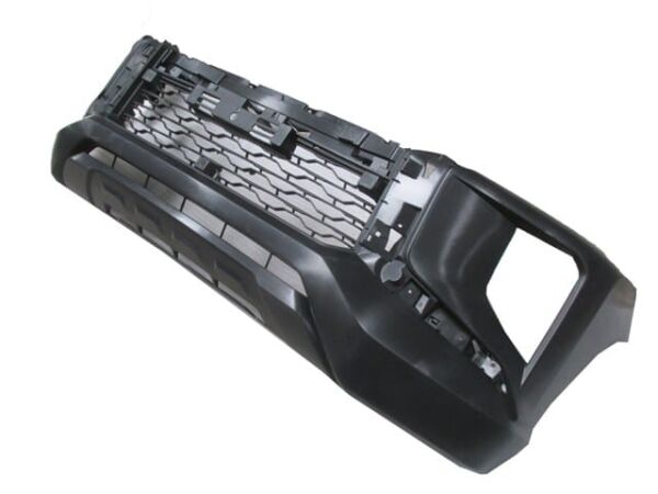 MITSUBISHI L200- PICK UP- 19/22; ÖN TAMPON SİYAH (PANJURLU/KARLIKLI/FAR YIKAMA DELİKSİZ(TYG/FPI)