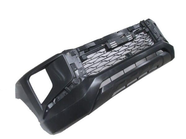 MITSUBISHI L200- PICK UP- 19/22; ÖN TAMPON SİYAH (PANJURLU/KARLIKLI/FAR YIKAMA DELİKSİZ(TYG/FPI)