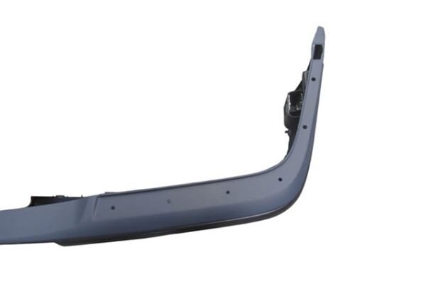 MERCEDES E CLASS- W210- 96/99; ÖN TAMPON GRİ (SİS DELİKLİ/DARBE EMİCİLİ/BANDLI)(ELEGANCE/AVANGARD)