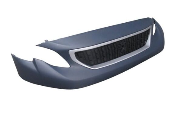 PEUGEOT EXPERT- 17/23; ÖN ÜST TAMPON ASTARLI PANJURLU KOMPLE/GÜMÜŞ GRİ ÇITALI (TW)