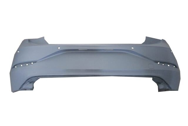 VOLKSWAGEN POLO- 8- 21/25; ARKA TAMPON ASTARLI/4 SENSÖR DELİKLİ (TYG)