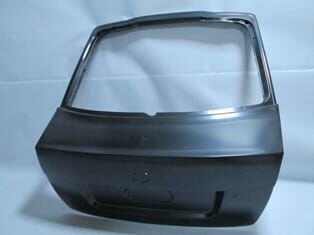 SKODA OCTAVIA- 10/12; ARKA BAGAJ KAPAĞI KOMPLE SİYAH/İCELİ (BFN)