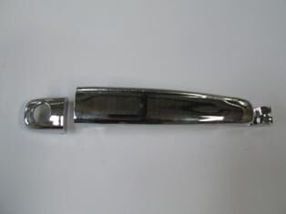 PEUGEOT 307- 01/05; ÖN KAPI DIŞ AÇMA KOLU SOL NİKELAJLI (ŞİFRE DELİKLİ) (HUSHAN)