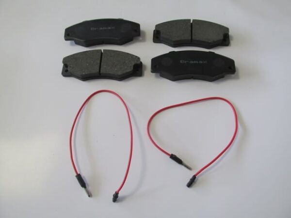 RENAULT R21- CONCORDE/MANAGER- 89/96; ÖN FREN BALATASI (2KABLOLU)(DİSK)(123X48,5X16)(BRAMAX)