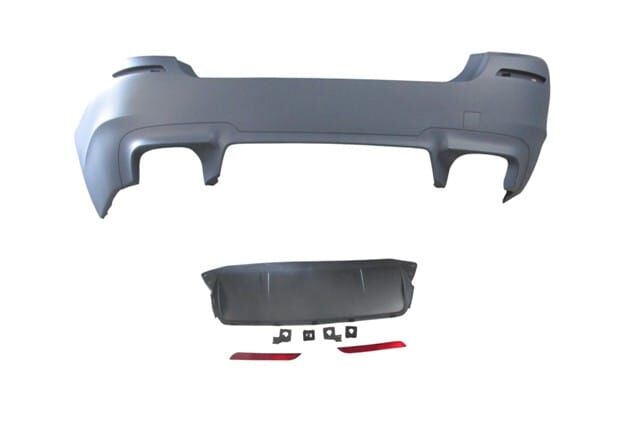 BMW 1 SERI- F20- 12/15; ARKA TAMPON ASTARLI (SENSÖR AÇILIR TİP/REFLEKTÖRLÜ (KARLIKLI) (M-TECH)