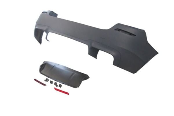 BMW 1 SERI- F20- 12/15; ARKA TAMPON ASTARLI (SENSÖR AÇILIR TİP/REFLEKTÖRLÜ (KARLIKLI) (M-TECH)