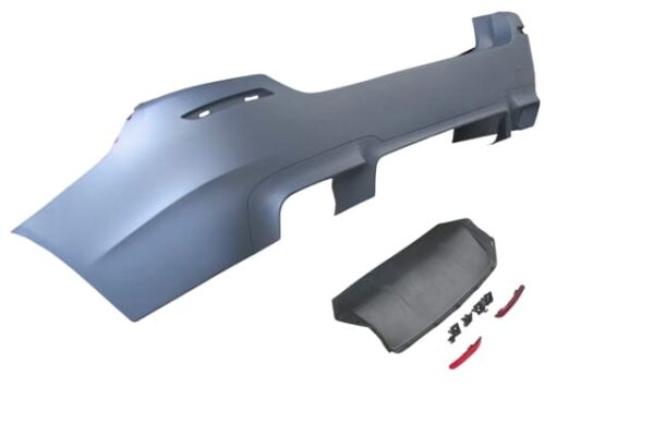 BMW 1 SERI- F20- 12/15; ARKA TAMPON ASTARLI (SENSÖR AÇILIR TİP/REFLEKTÖRLÜ (KARLIKLI) (M-TECH)