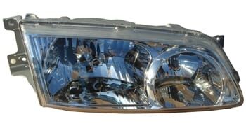 HYUNDAI STAREX- MİNİBÜS- 98/08; FAR LAMBASI SAĞ MANUEL/ŞEFFAF CAMLI (H1/H7) (FAMELLA)