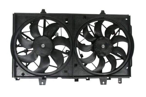 NISSAN X TRAIL- 13/16; RADYATÖR VE KLİMA FAN DAVLUMBAZI KOMPLE ÇİFTLİ (7+9 KANAT) (MOTORLU) (ORİS)
