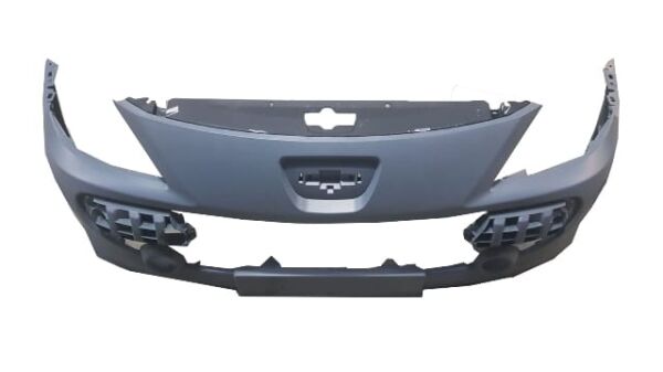 PEUGEOT 307- 06/08; ÖN TAMPON GRİ ASTARLI(PANJUR/BANT DELİKLİ/SİS ÇERÇEVELİ)(PANEL ÜST KORUMALI)TW