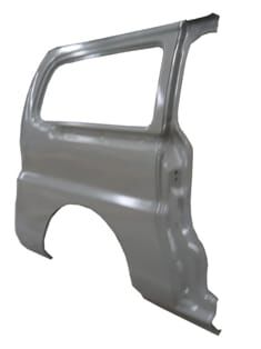 HYUNDAI STAREX- MİNİBÜS- 05/08; ARKA ÇAMURLUK SAĞ CAMLI TİP TAVANA KADAR (GRİ BOYALI) (BFN)