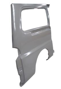 HYUNDAI STAREX- MİNİBÜS- 05/08; ARKA ÇAMURLUK SAĞ CAMLI TİP TAVANA KADAR (GRİ BOYALI) (BFN)