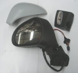 PEUGEOT 308- 08/13; KAPI AYNASI SOL ELEKTRİKLİ/ISITMALI/SİNYALLİ GRİ KAPAKLI 6+2 FİŞLİ (FAMELLA)