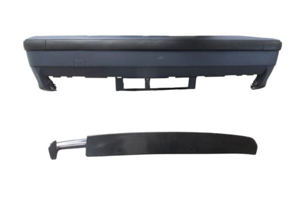 BMW 3 SERI- E36- 91/98; ARKA TAMPON KOMPLE ASTARLI(BANDLI/KARLIKLI/TEK EGZOS DELİKLİ) (M-TECH/M3)