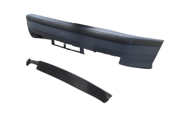 BMW 3 SERI- E36- 91/98; ARKA TAMPON KOMPLE ASTARLI(BANDLI/KARLIKLI/TEK EGZOS DELİKLİ) (M-TECH/M3)