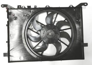 VOLVO V70- 00/04; RADYATÖR FAN DAVLUMBAZI (TEKLİ) KONTROL ÜNİTELİ (7 KANAT) (TYG)