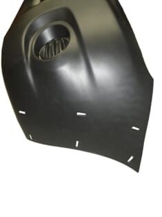 TOYOTA HILUX- PICK UP VIGO- 10/11; ÖN TAMPON PLASTİK SİYAH (4X4 DODİK DELİKLİ SİS KAPAKLI (LM/TYG)