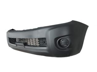 TOYOTA HILUX- PICK UP VIGO- 10/11; ÖN TAMPON PLASTİK SİYAH (4X2 DODİK DELİKSİZ SİS KAPAKLI)(LM/TYG)