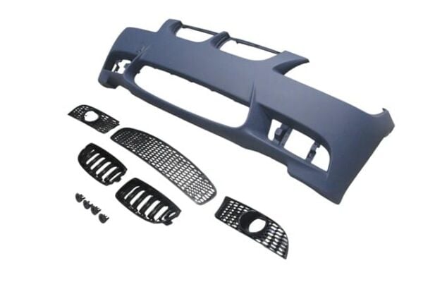 BMW 3 SERI- E92-E93- 07/09; ÖN TAMPON (SİS DELİKLİ KAPAK/IZGARALI/SENSÖR DELİK AÇILİR TİP)(M3-STYLE)