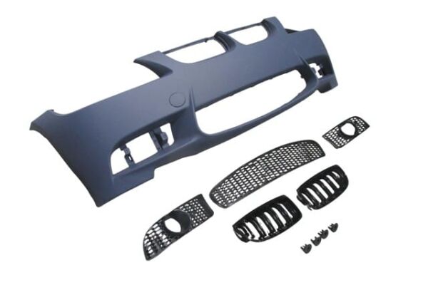 BMW 3 SERI- E92-E93- 07/09; ÖN TAMPON (SİS DELİKLİ KAPAK/IZGARALI/SENSÖR DELİK AÇILİR TİP)(M3-STYLE)