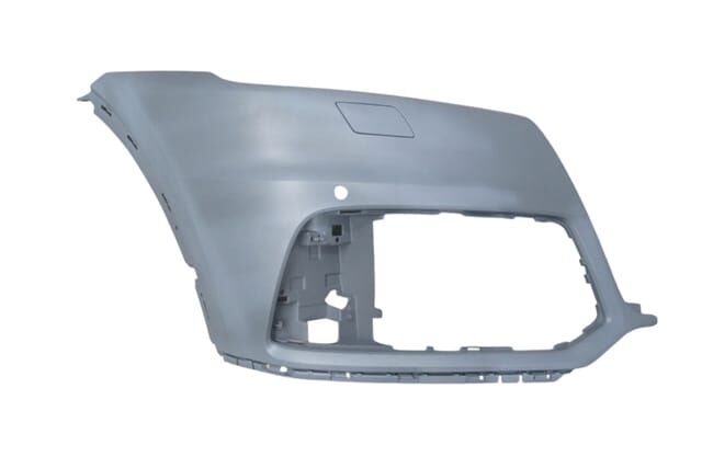 AUDI Q5- 17/20; ÖN TAMPON SAĞ ASTARLI GRİ (FAR YIKAMA KAPAKLI/SENSÖR DELİKLİ) (TYG)